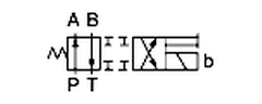 Yuken DSG 2B2 hydraulic symbol
